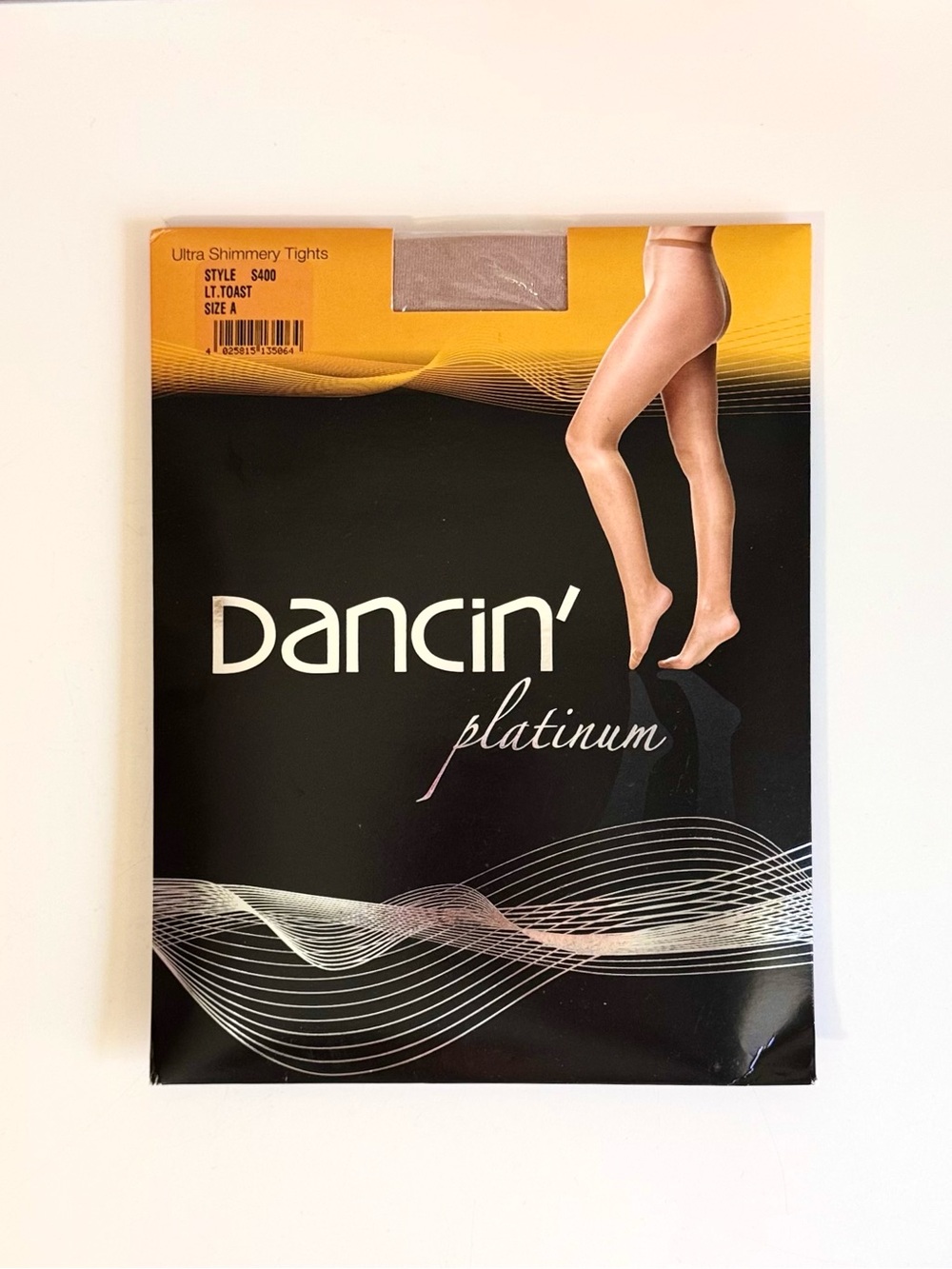 Dancin' Platinum Ultra Shimmery Tights ~ Light Toast ~ Size A